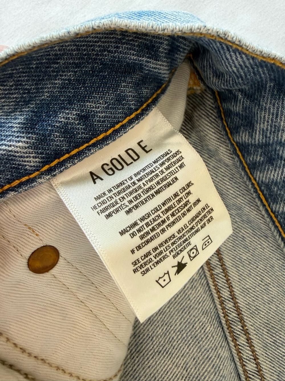 AGOLDE Parker Cutoff Jean Shorts - Picture 5 of 6